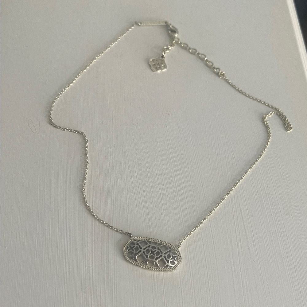 Kendra Scott Light Gold & Silver Pendant Necklace